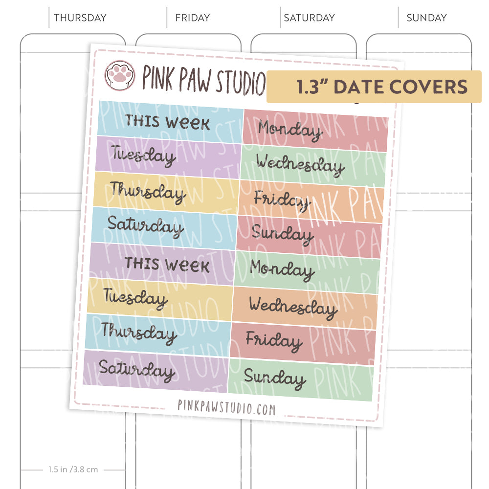 Date Covers - Birthday Bash (1.3" & 1.5")