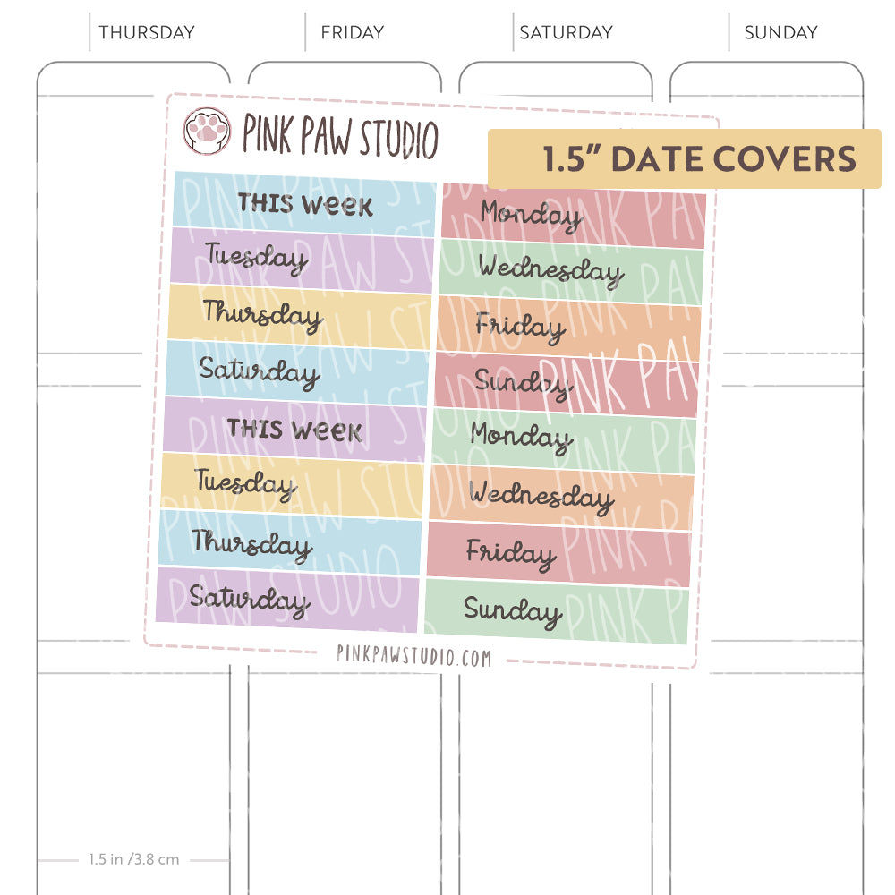Date Covers - Birthday Bash (1.3" & 1.5")