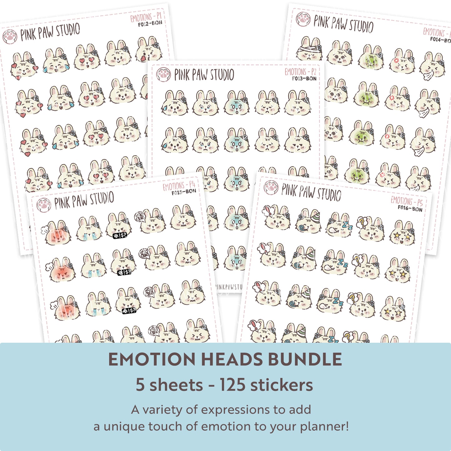 Emotion Heads - Bonnie BUNDLE