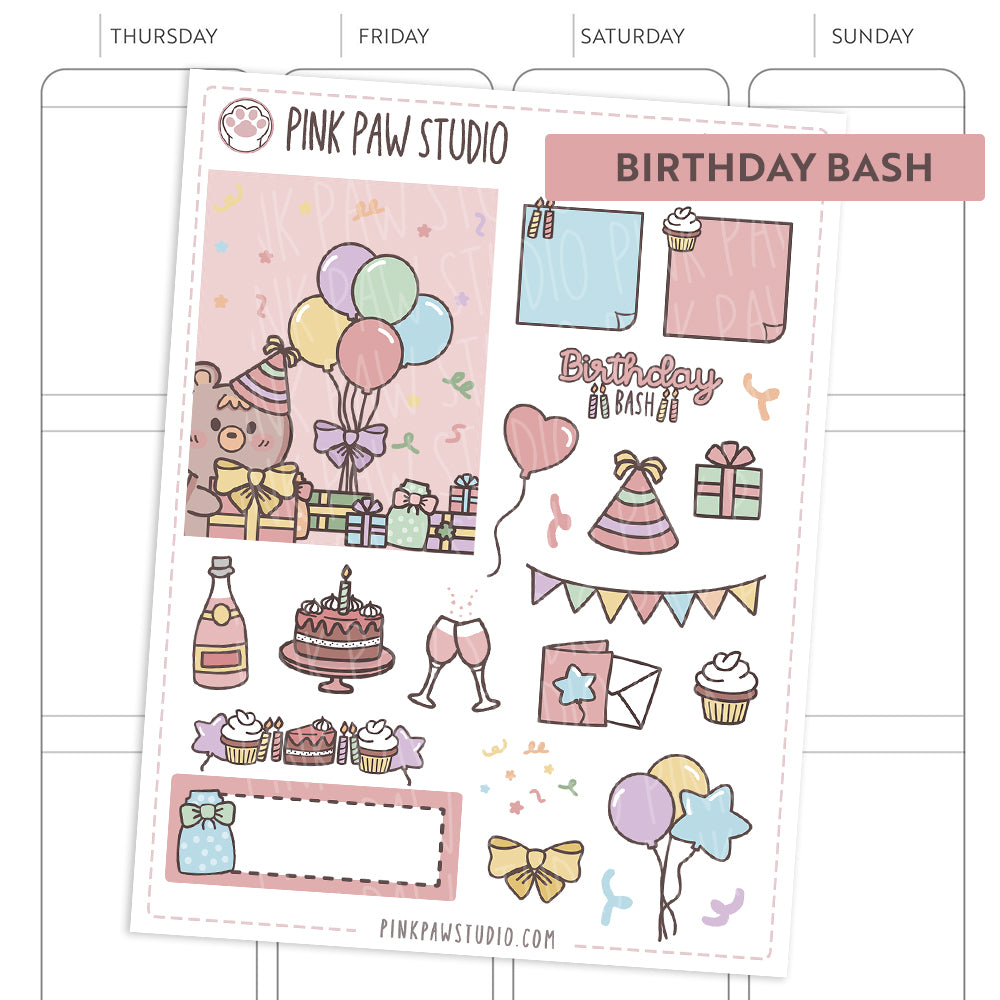 Birthday Bash deco - Bo