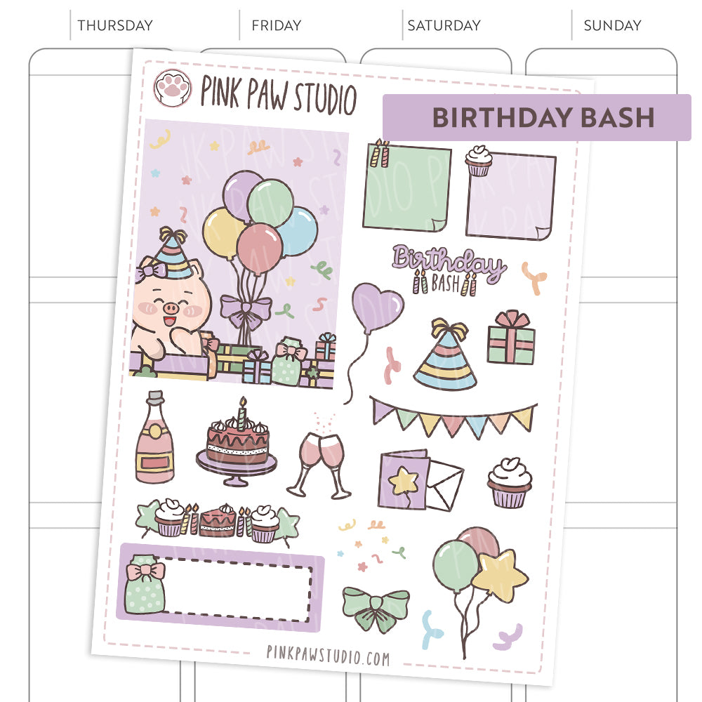 Birthday Bash deco - Peggy