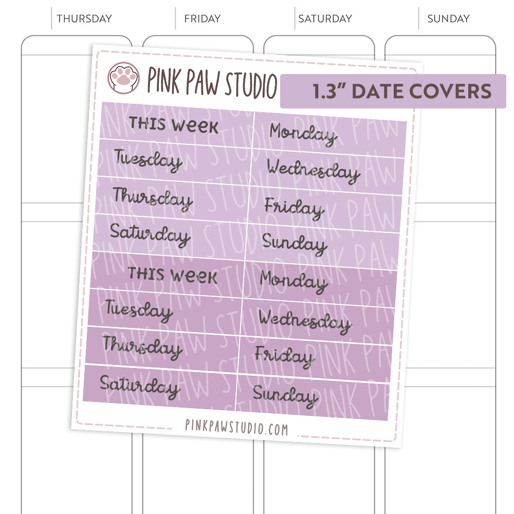 Date Covers - Peggy (1.3" & 1.5")