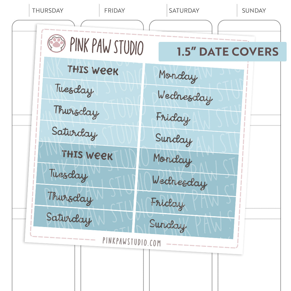 Date Covers - Bonnie (1.3" & 1.5")