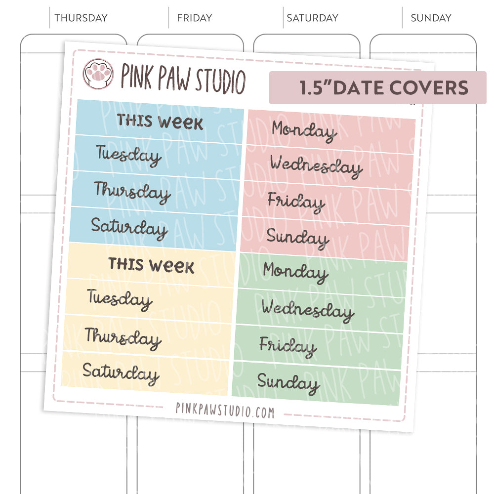 Date Covers - Sakura (1.3" & 1.5")