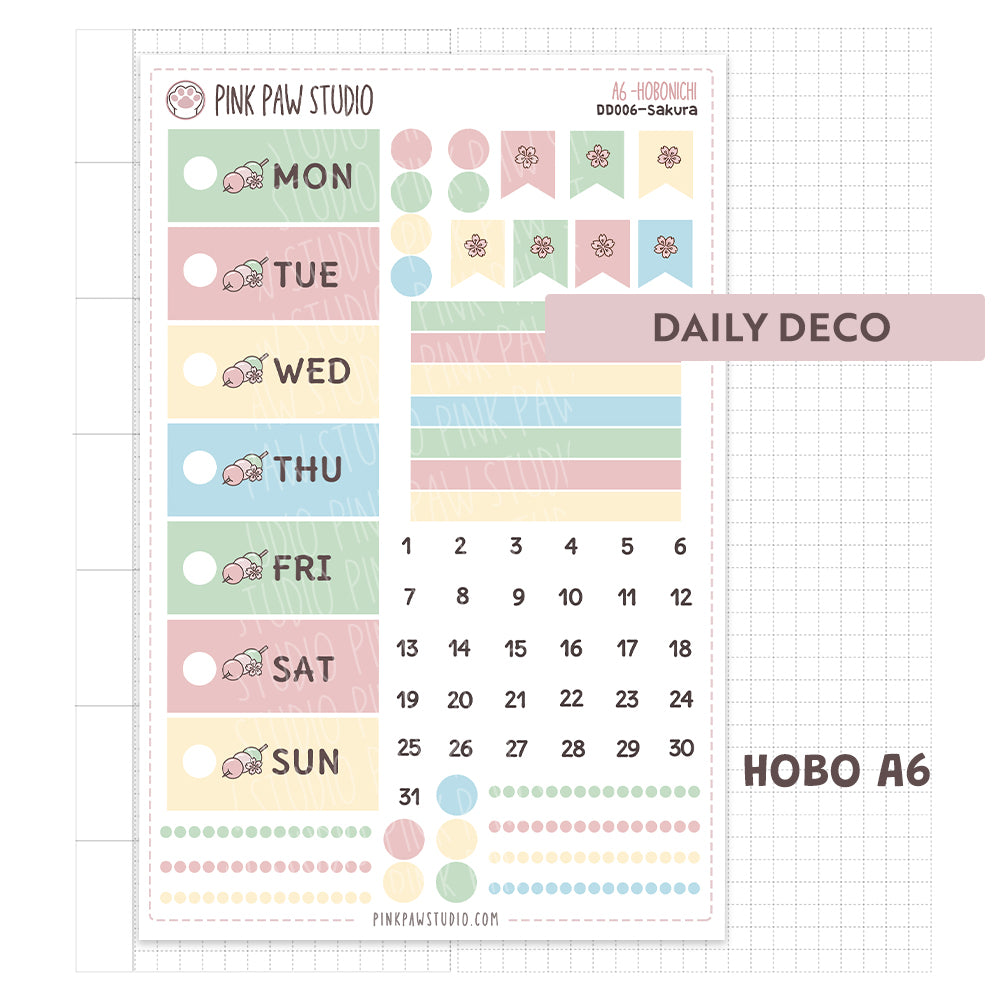 Daily Deco stickers - Sakura