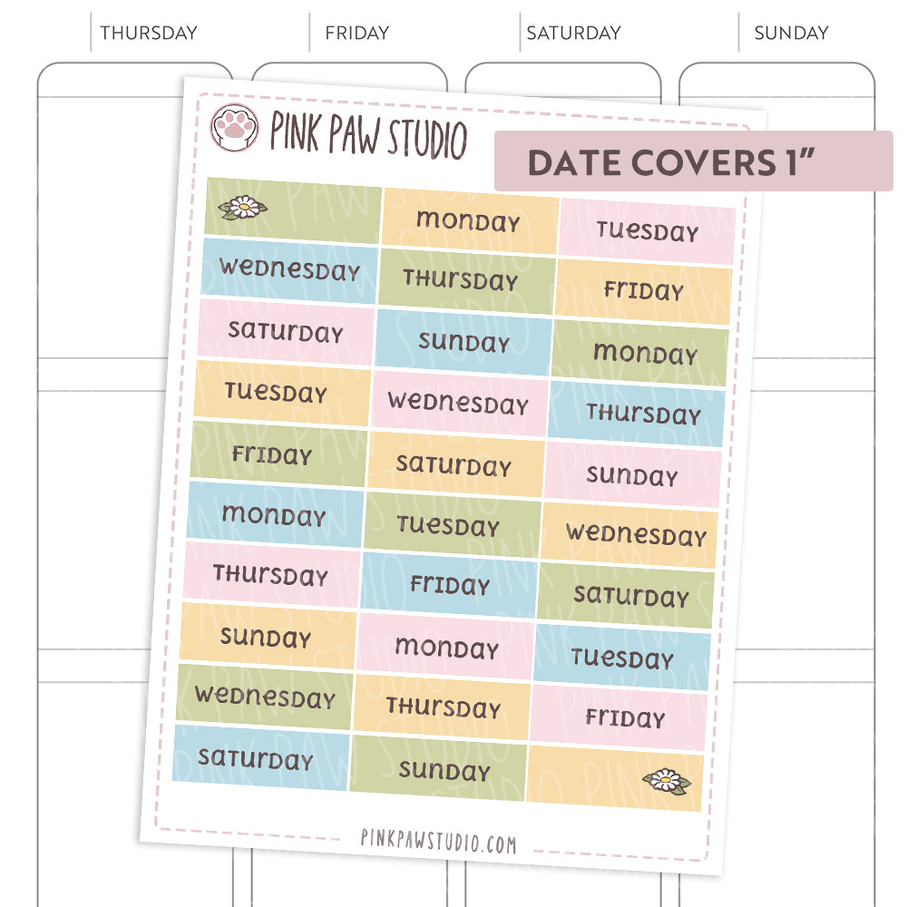 Date Covers 1" - March