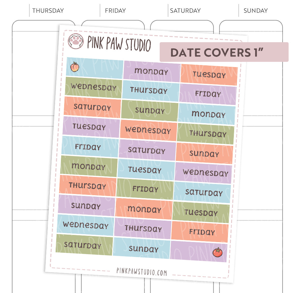 Date Covers 1" - June