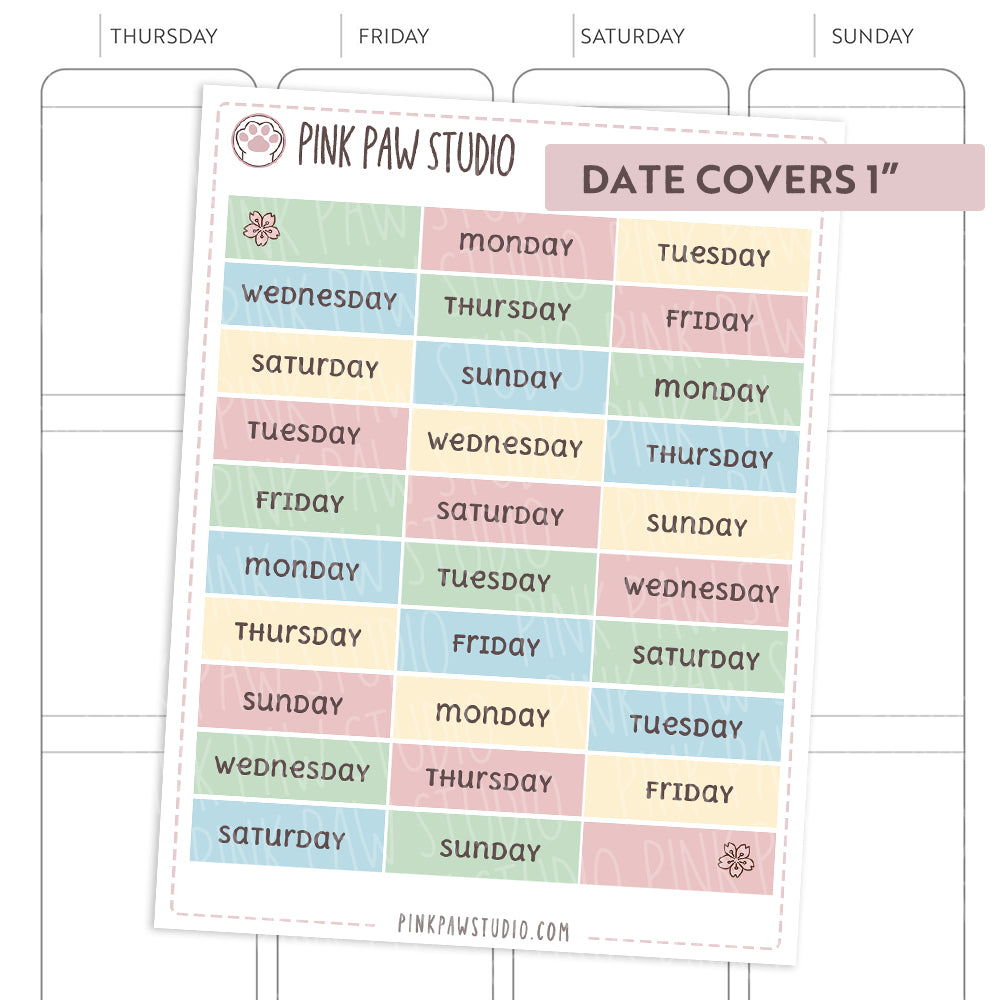 Date Covers 1" - Sakura