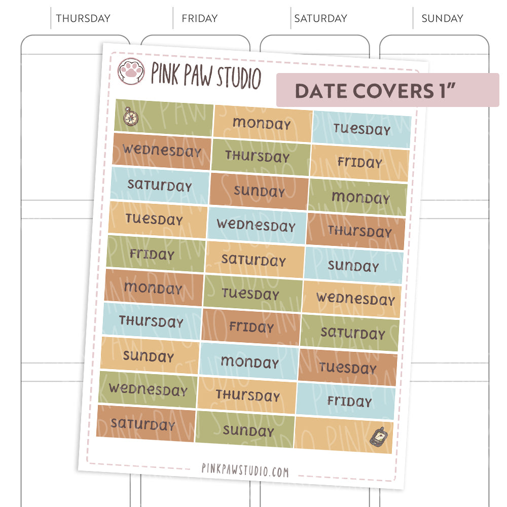 Date Covers 1" - July