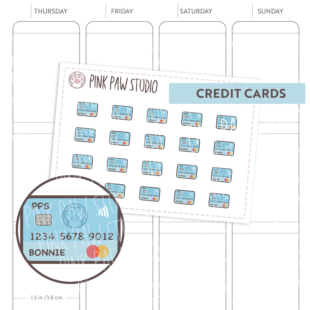 Mini Credit Cards - Bonnie