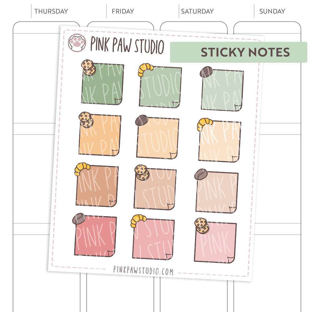 Sticky Notes Coffee Time