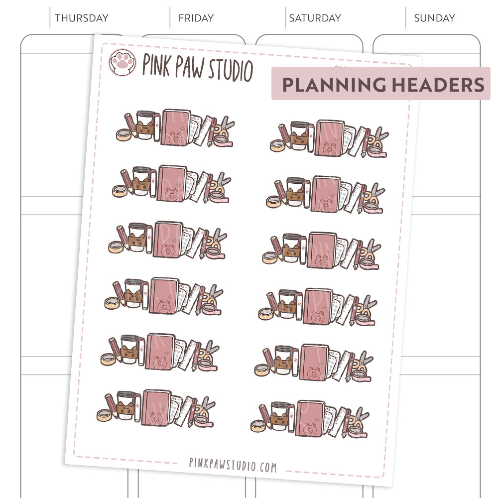 Planning Headers - Bo