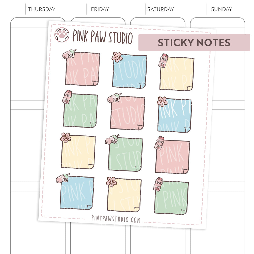 Sticky Notes - Sakura