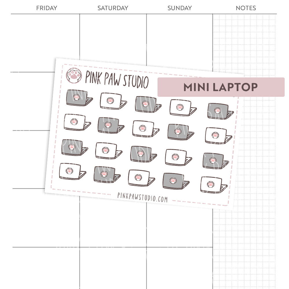 Mini laptop Icon - PPS (gray)