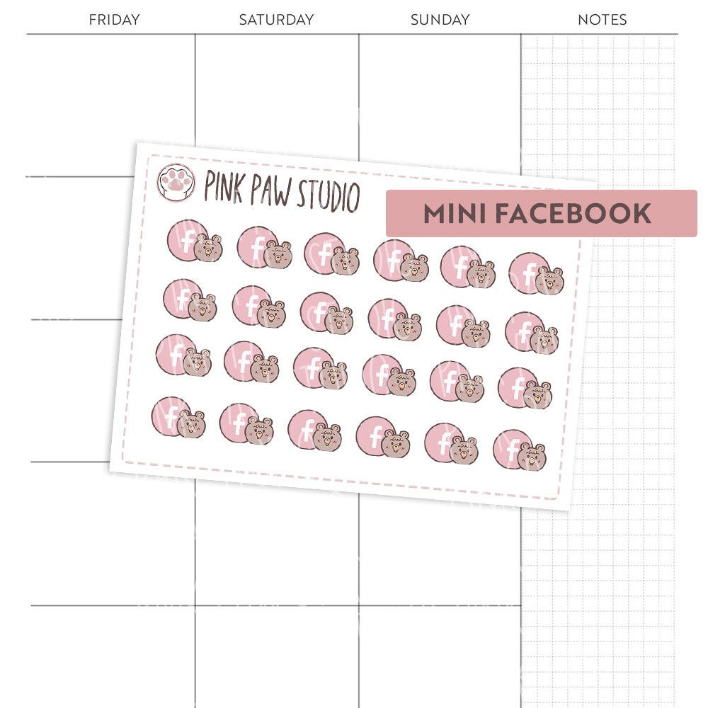 Mini Facebook Icon - Bo