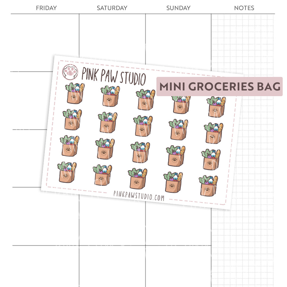 Mini Groceries bag Icon