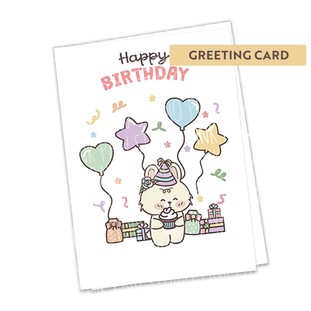 Birthday Bash Greeting Card - Bonnie