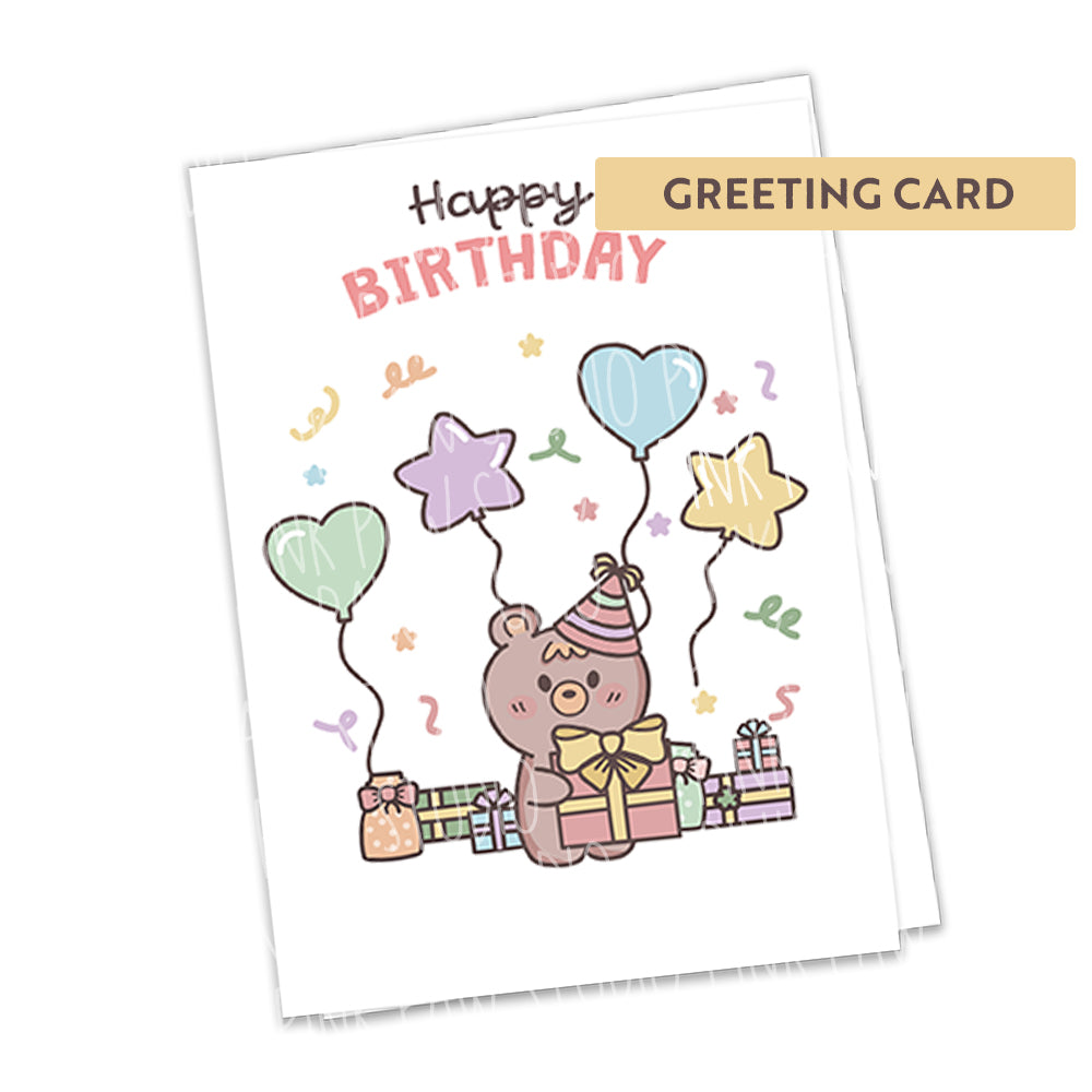 Birthday Bash Greeting Card - Bo