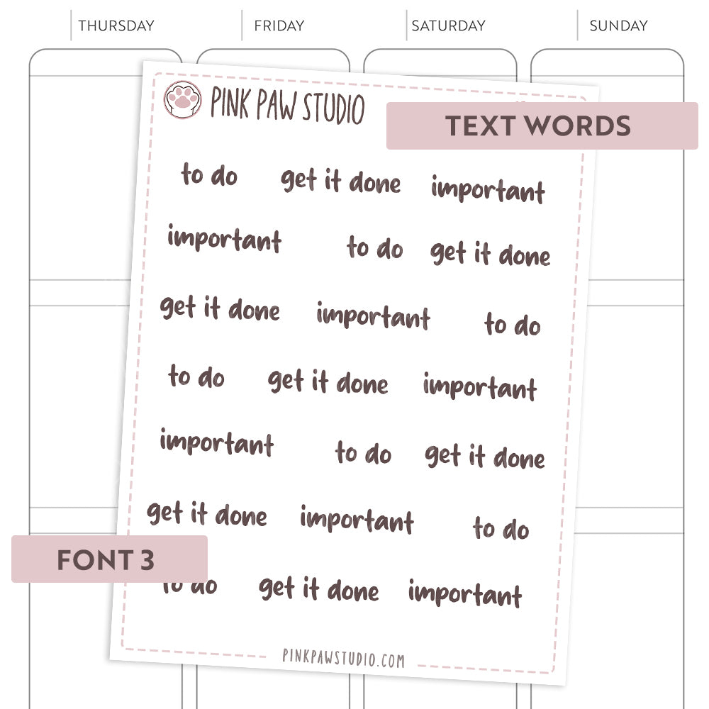 Text words: GET IT DONE
