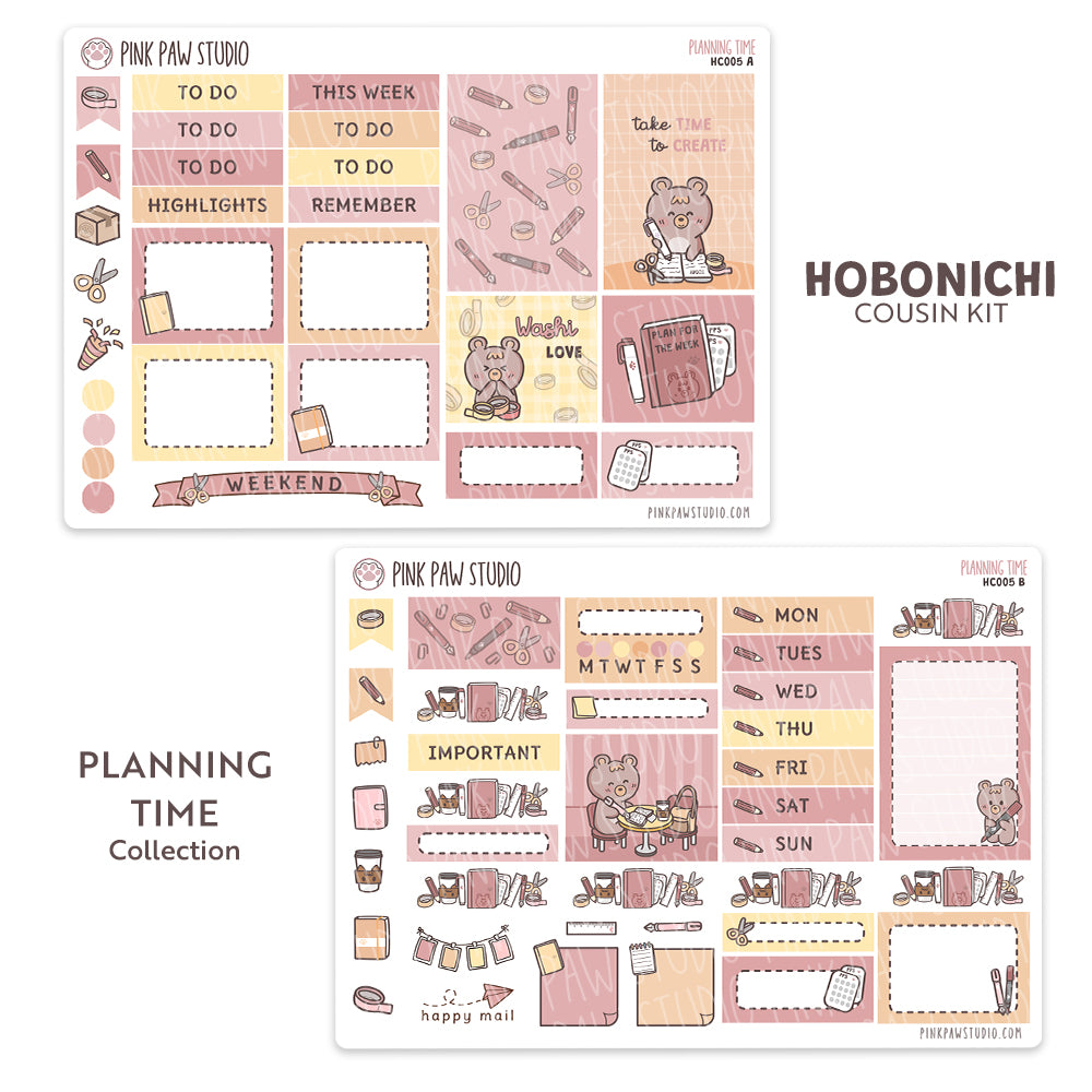 Planning Time Hobonichi Cousin Kit