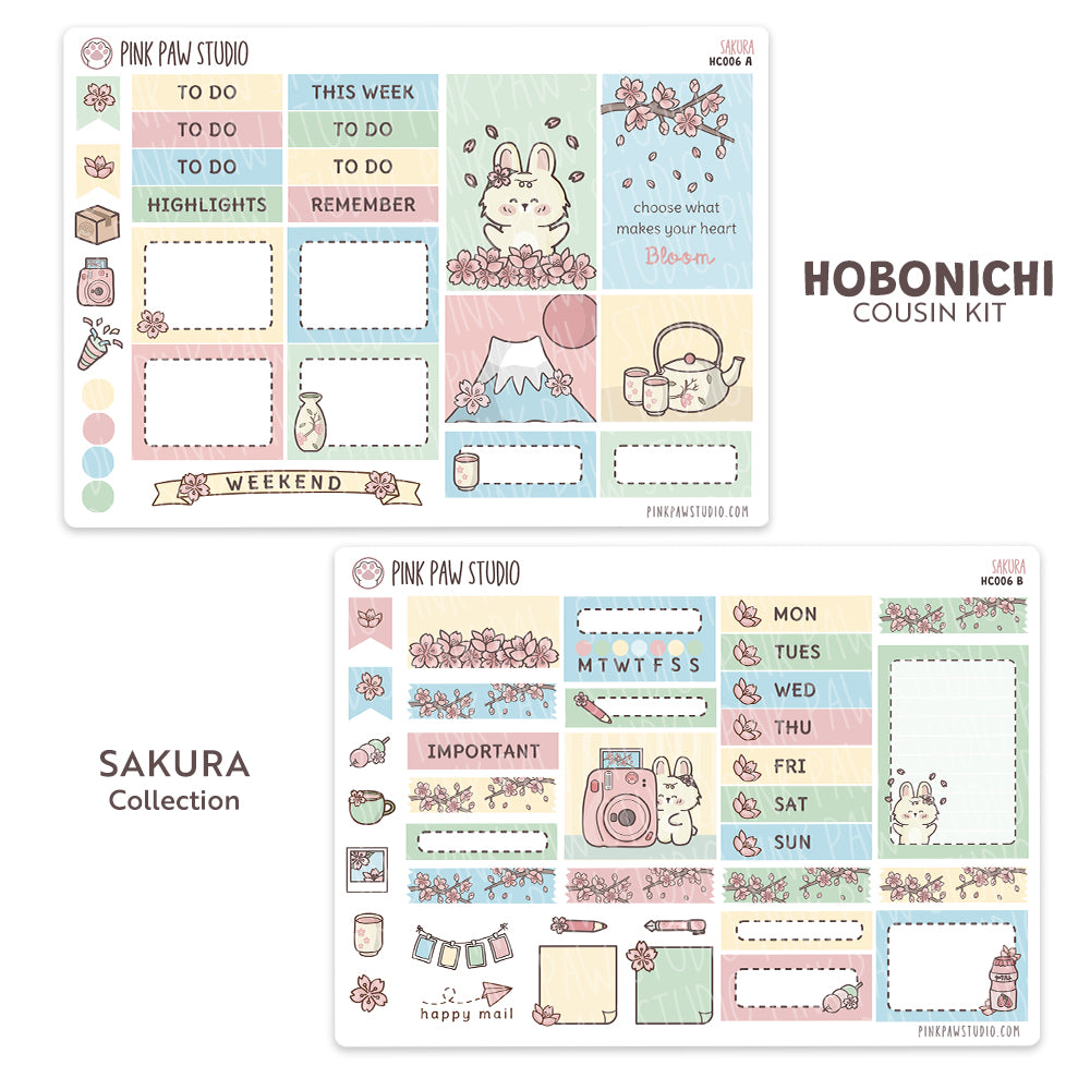 Sakura Hobonichi Cousin Kit
