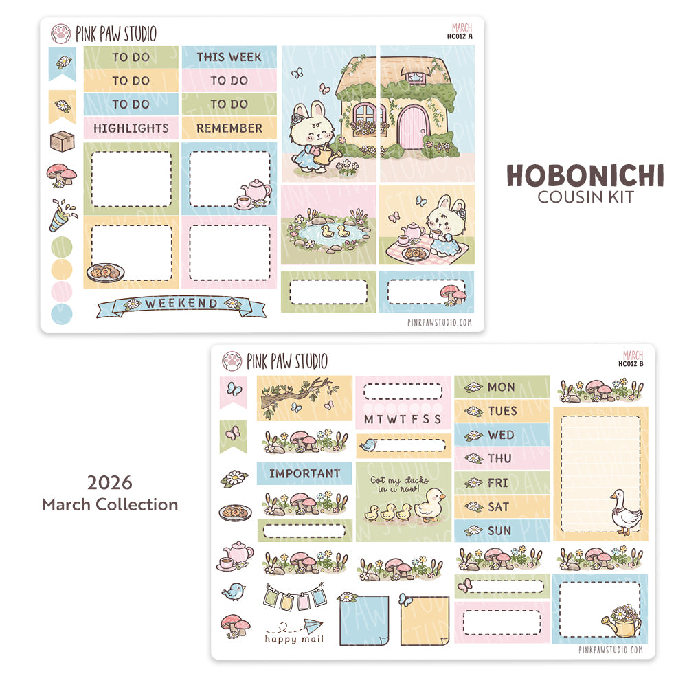 Hobonichi Cousin Kit - March
