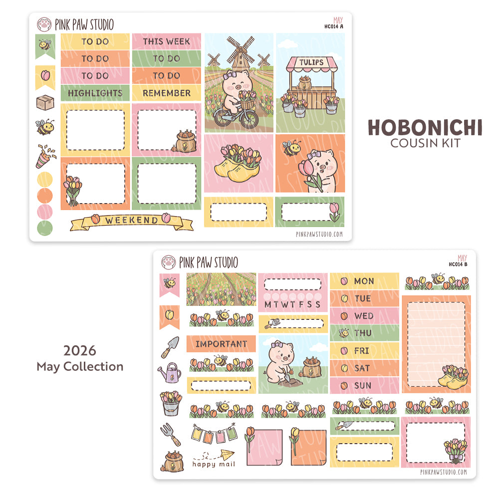 Hobonichi Cousin Kit - May