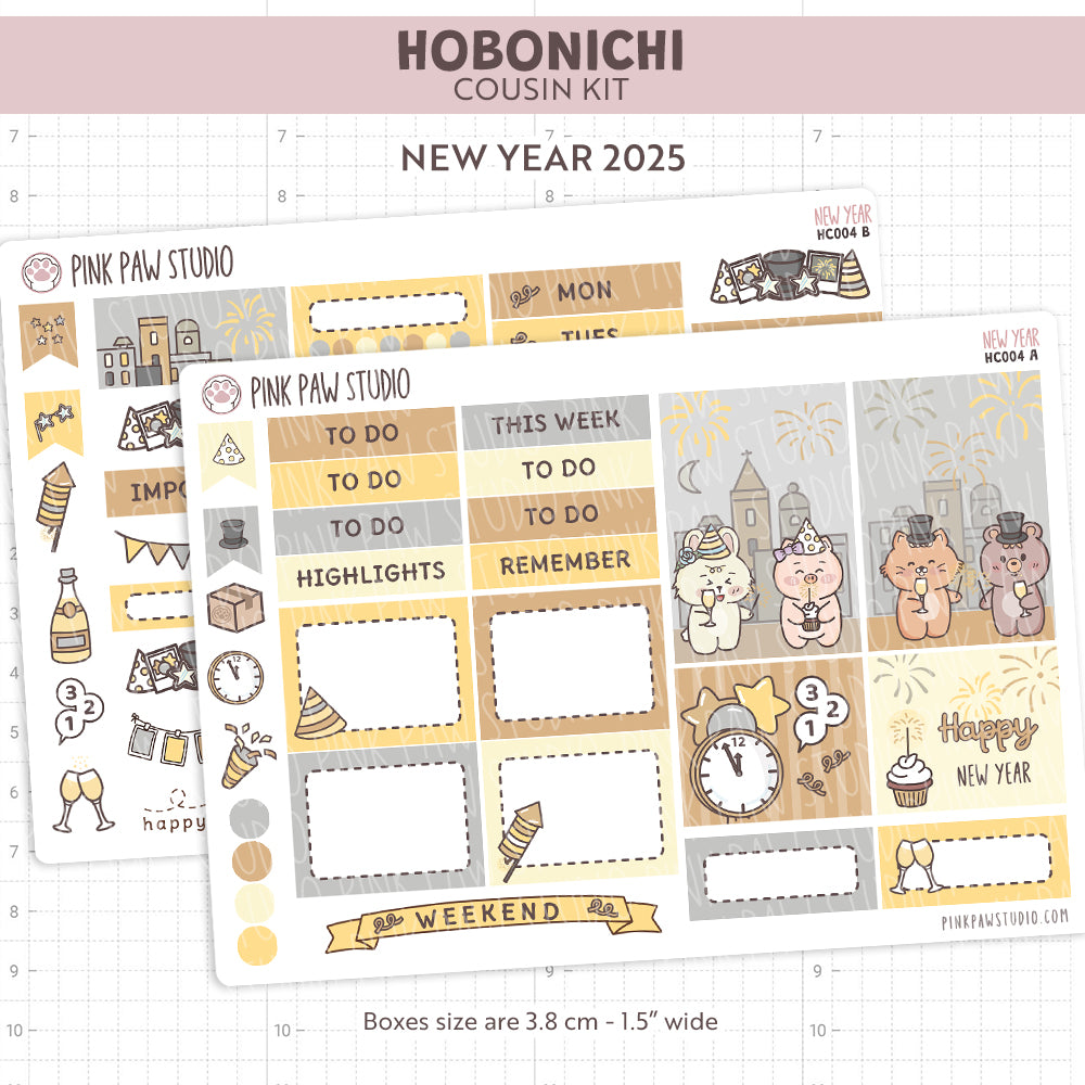 New Year Hobonichi Cousin Kit