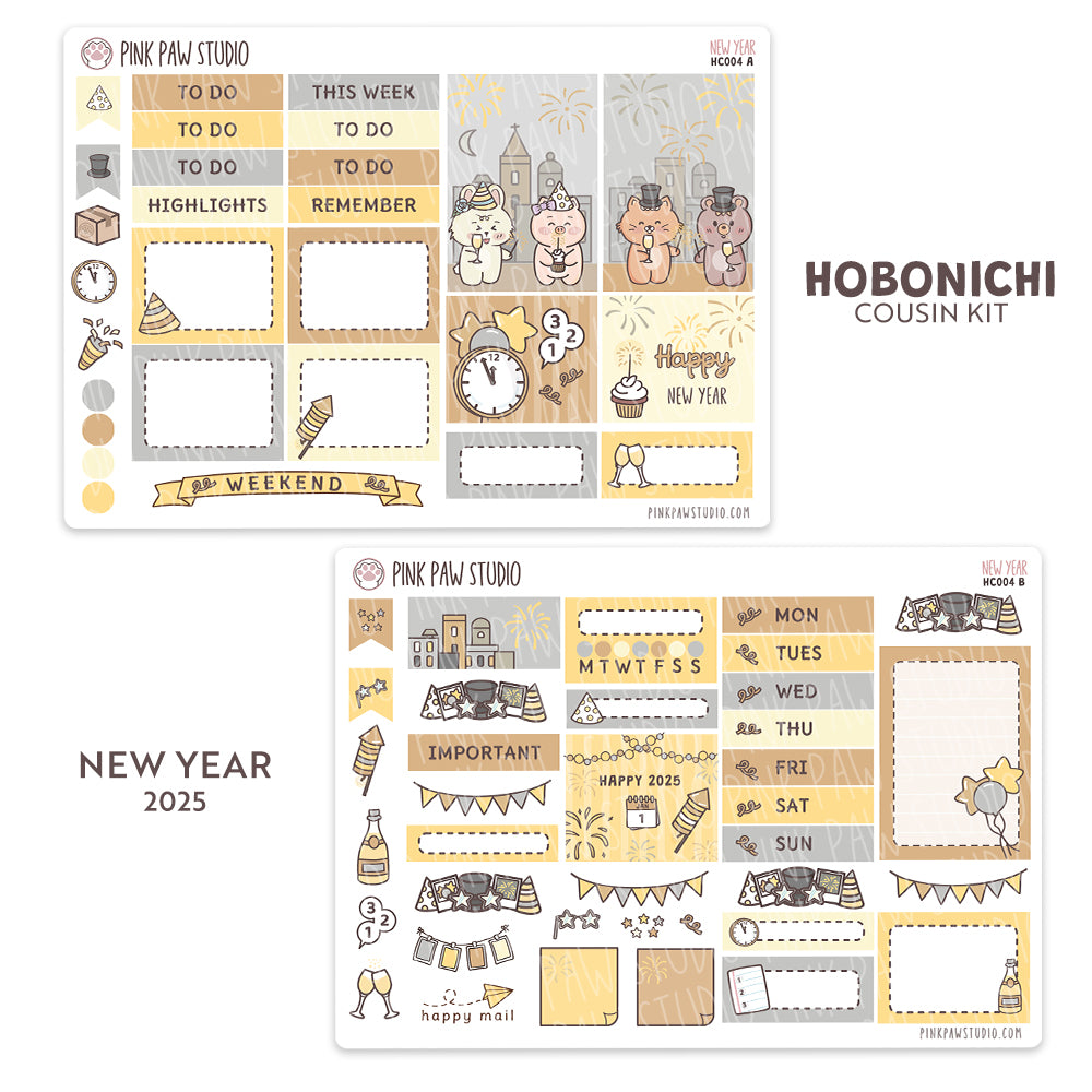 New Year Hobonichi Cousin Kit