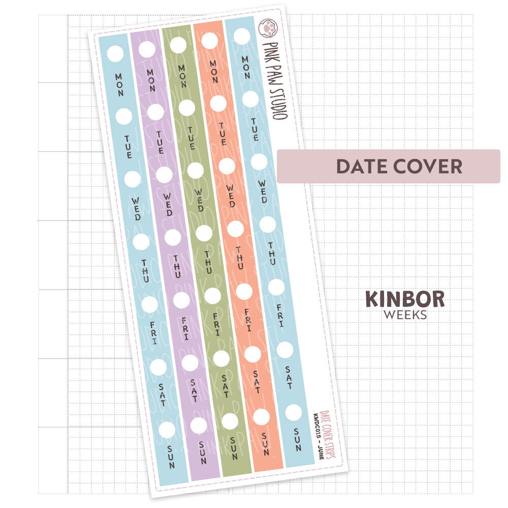 Kinbor Date Covers - June