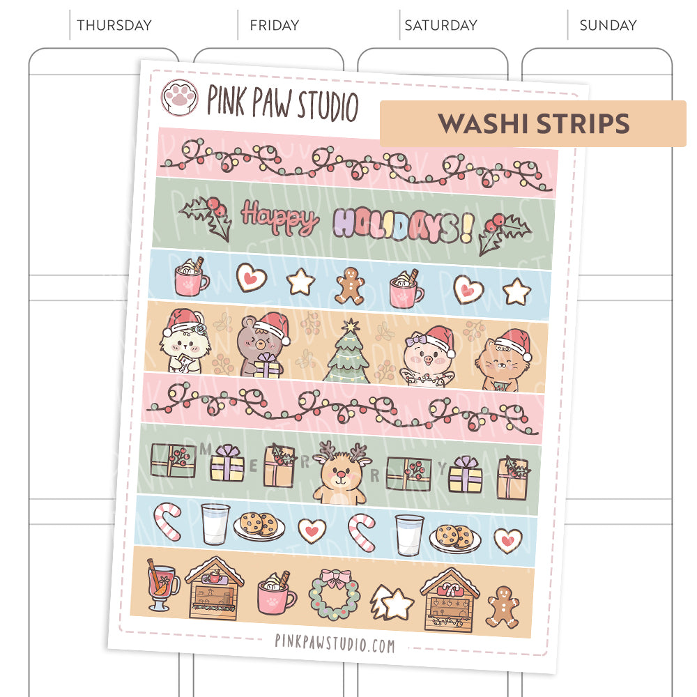 Washi Strips - Christmas