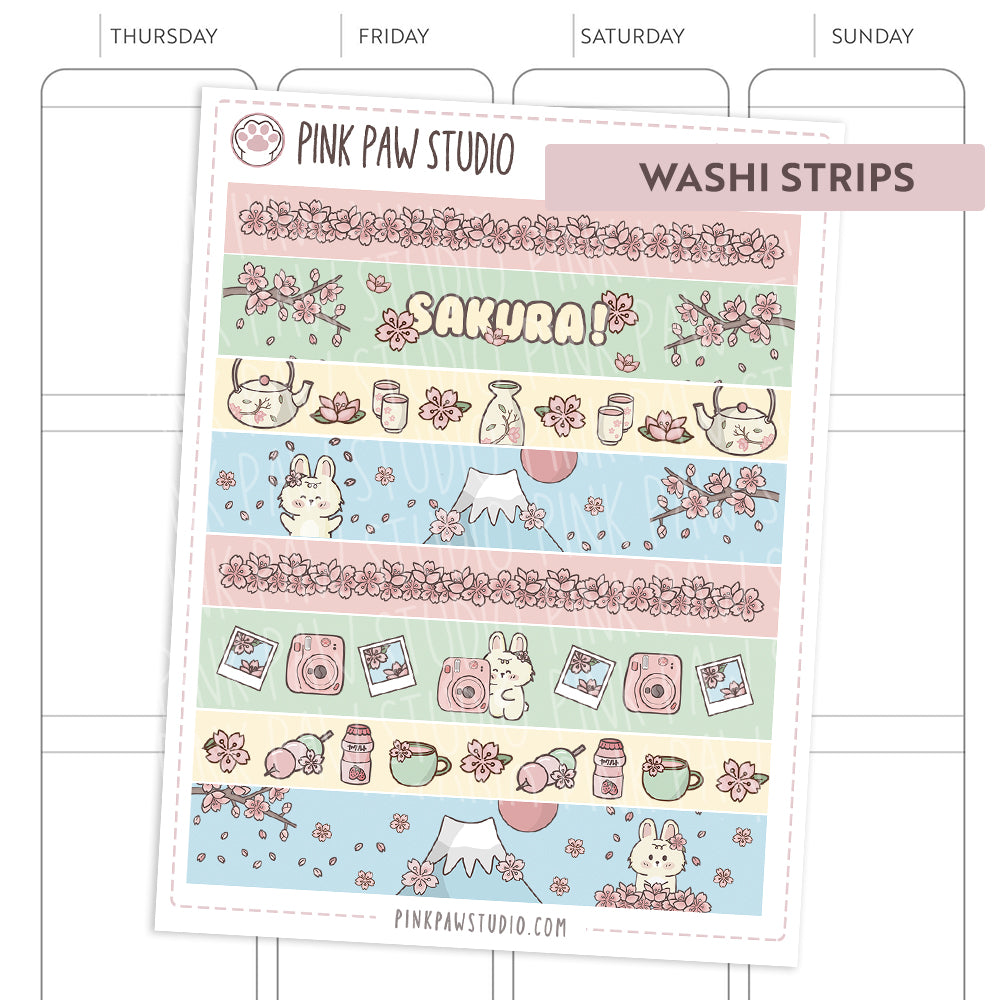 Washi Strips - Sakura