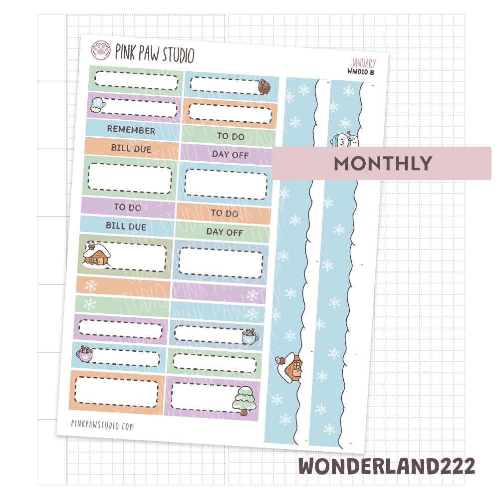Wonderland222 Monthly- January