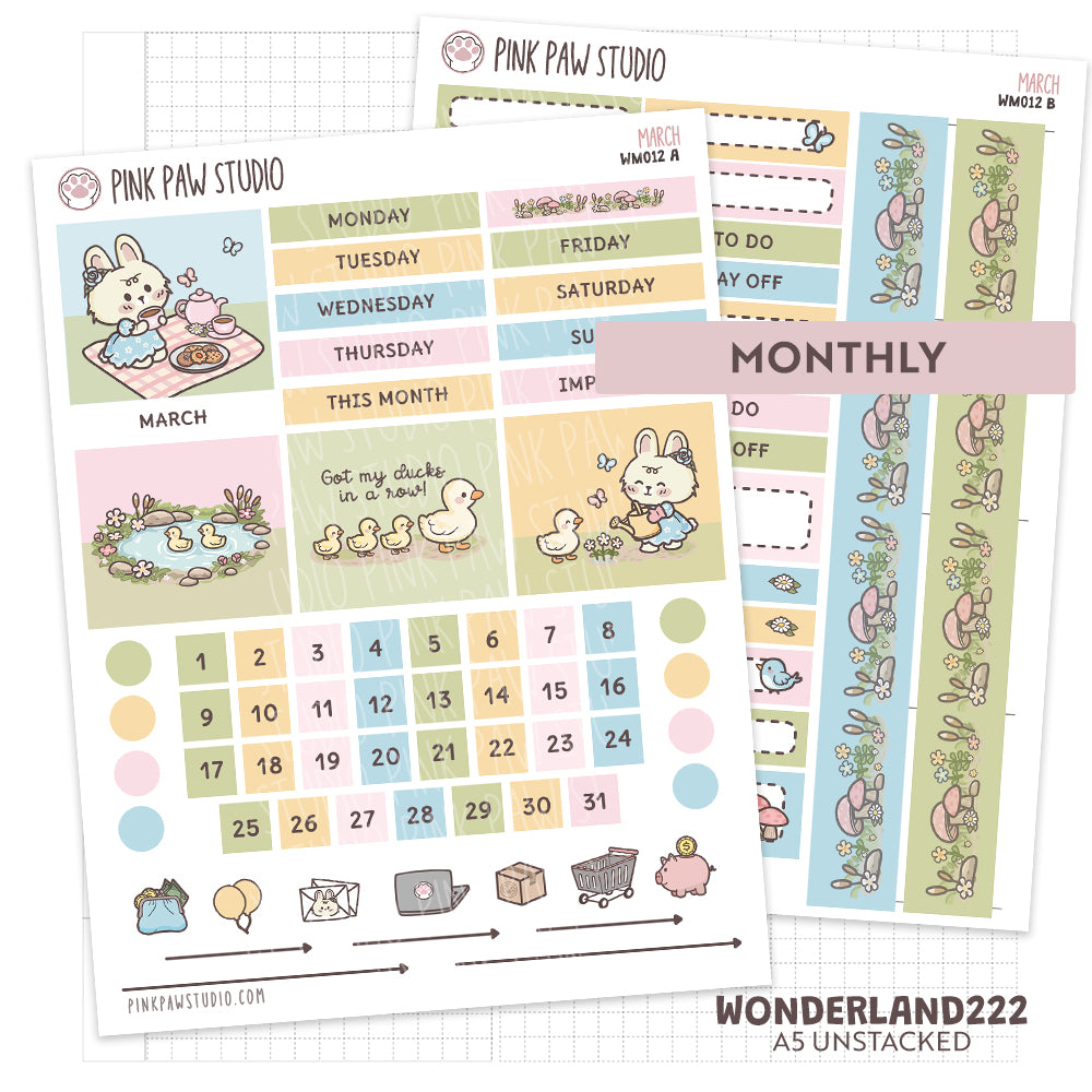 Wonderland222 Monthly- March