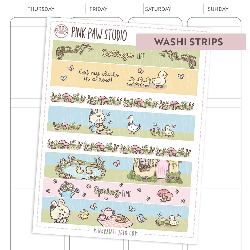 Washi Strips - March