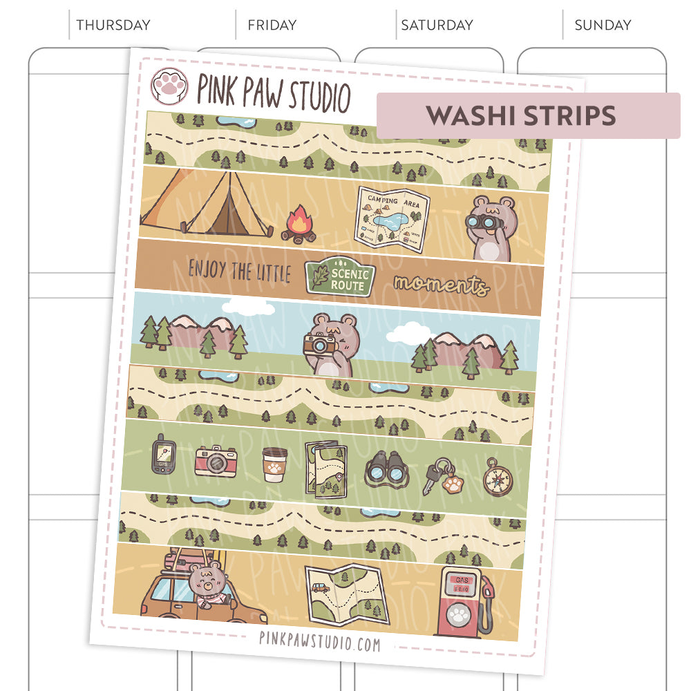 Washi Strips - July