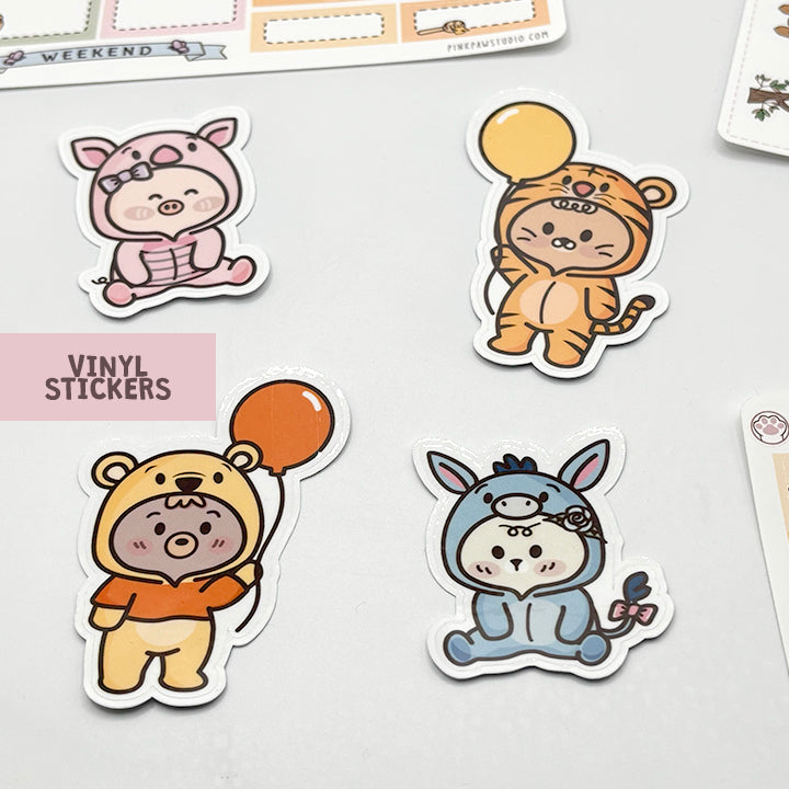 Vinyl Stickers Pooh & Friends