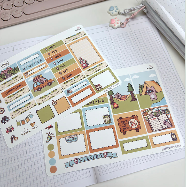 Hobonichi Cousin Kit - July - Roadtrip