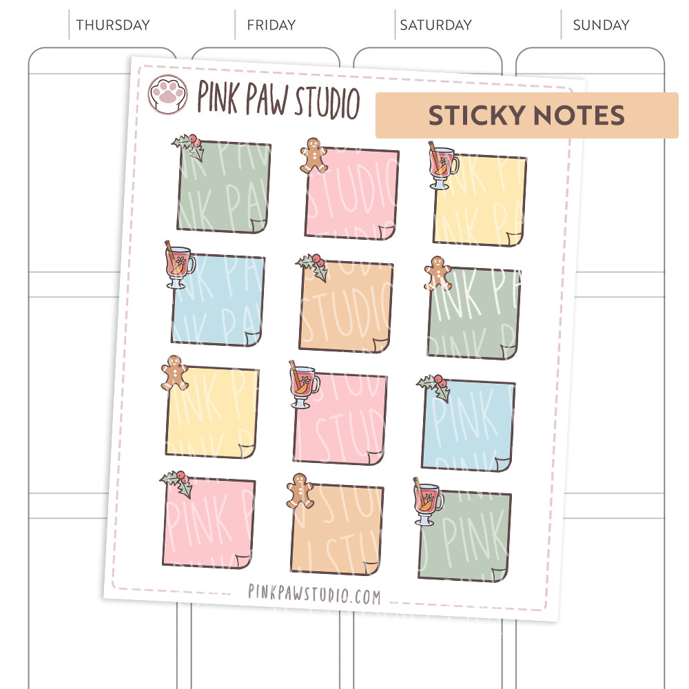 Sticky Notes Christmas