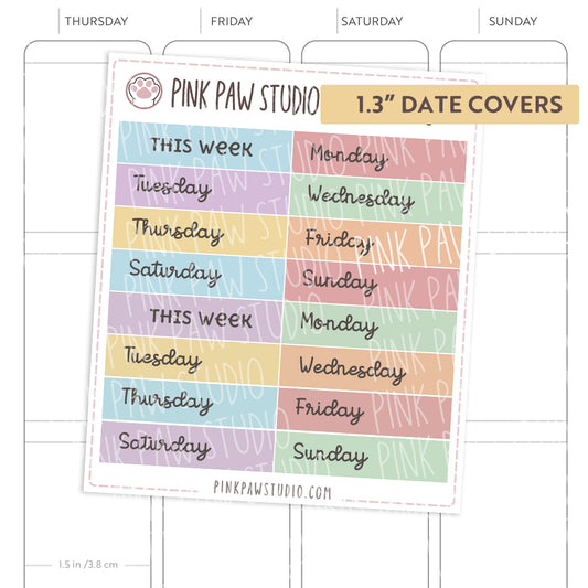 Date Covers - Birthday Bash (1.3" & 1.5")