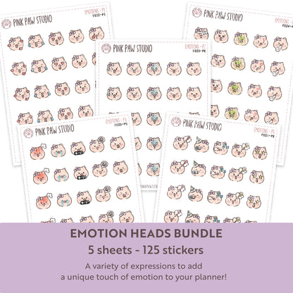Emotion Heads - Peggy BUNDLE