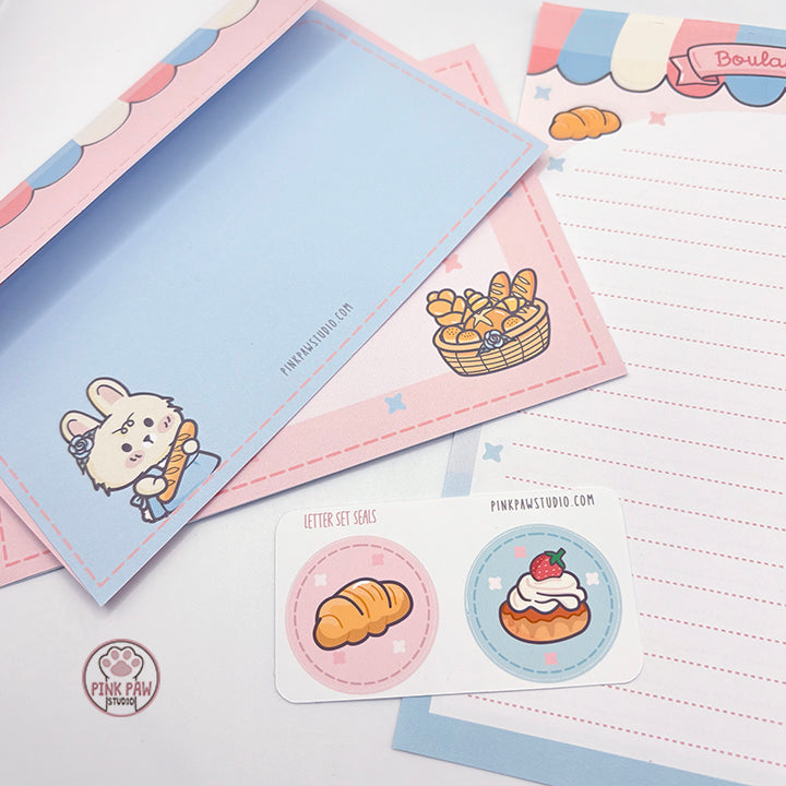 Handmade Letter Writing Set - Bonnie Boulangerie