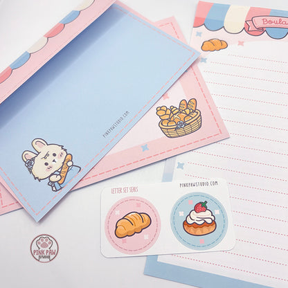 Handmade Letter Writing Set - Bonnie Boulangerie