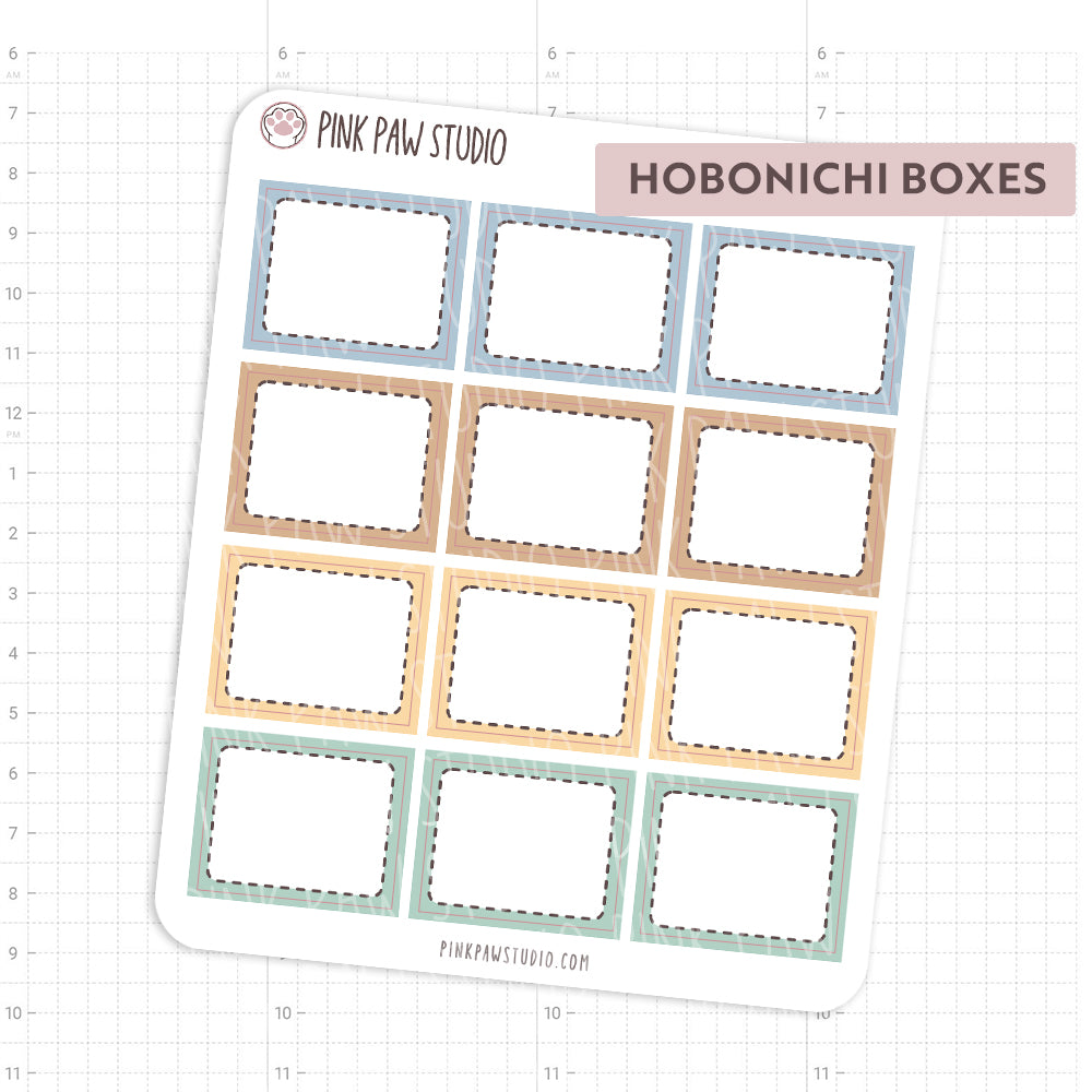 Hobonichi Cousin boxes - April