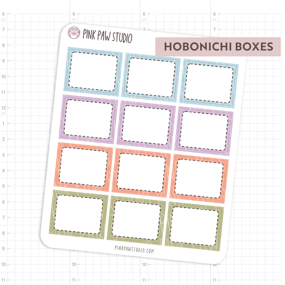 Hobonichi Cousin boxes - June