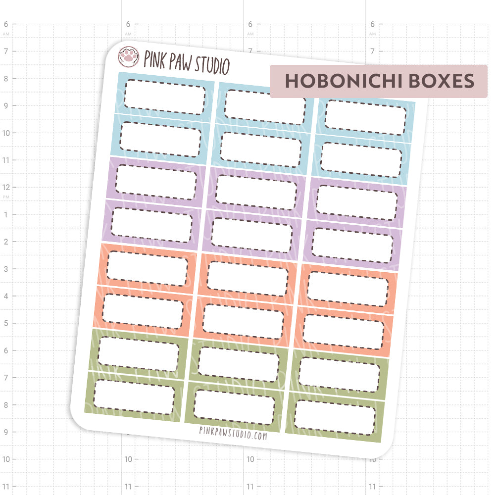 Hobonichi Cousin boxes - June