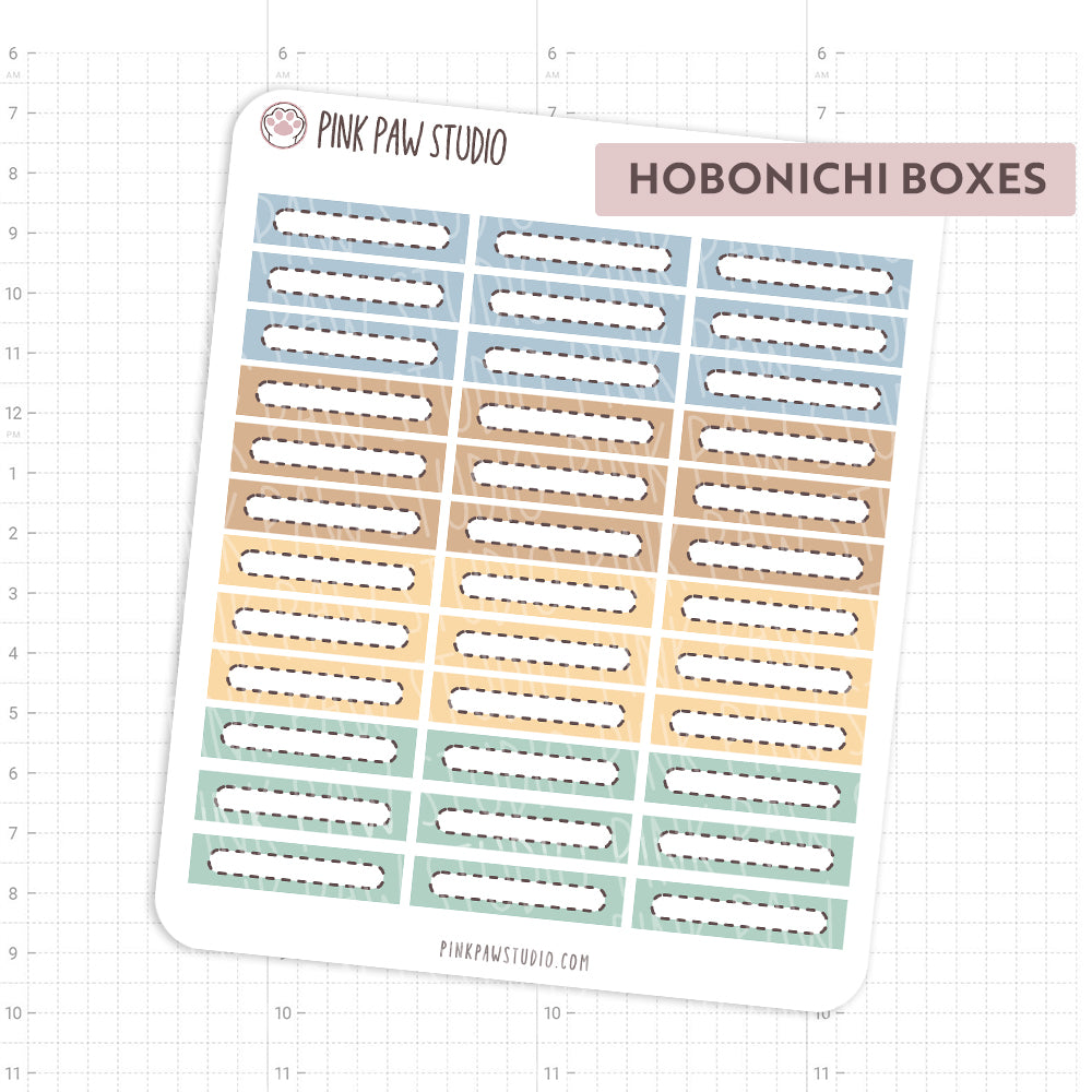 Hobonichi Cousin boxes - April