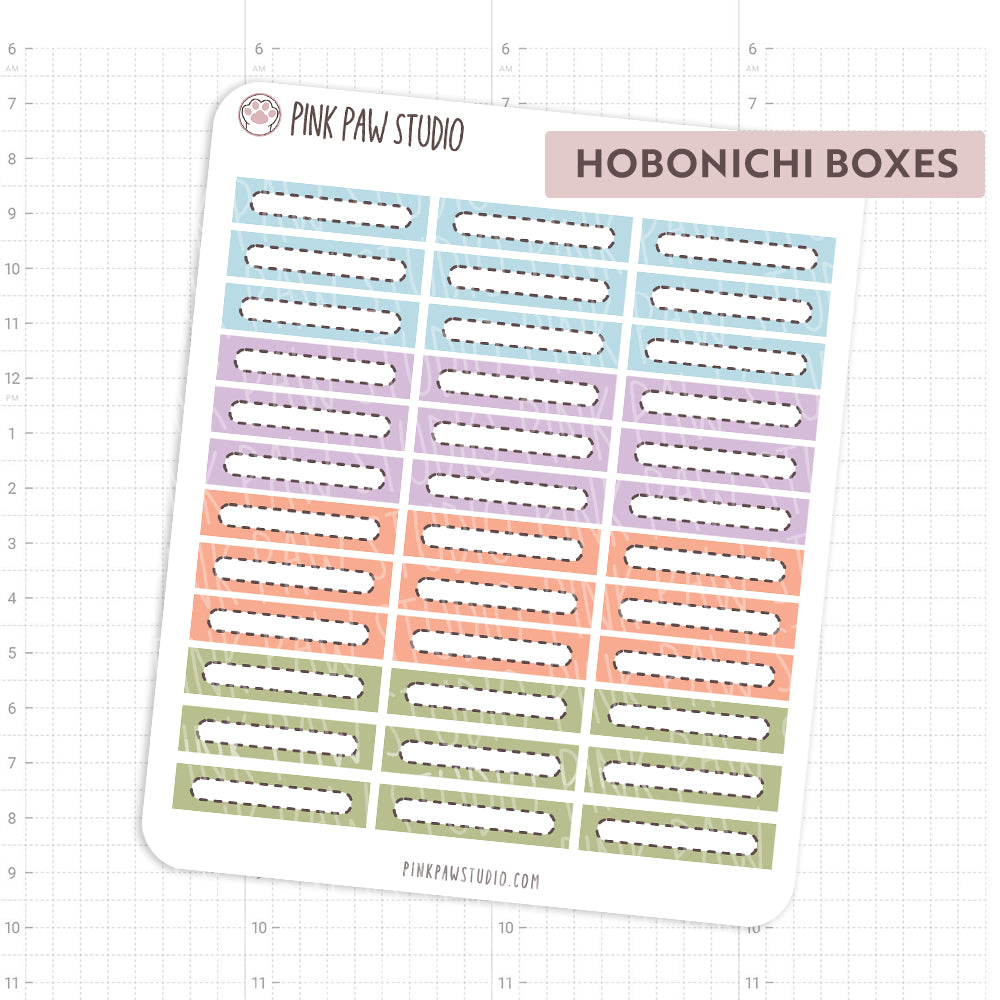 Hobonichi Cousin boxes - June