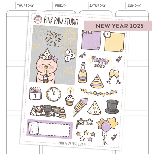 New Year 2025 deco - Peggy