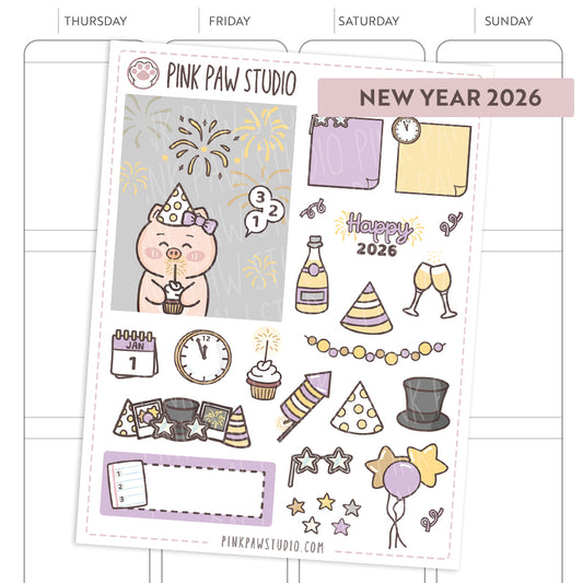 New Year 2026 deco - Peggy